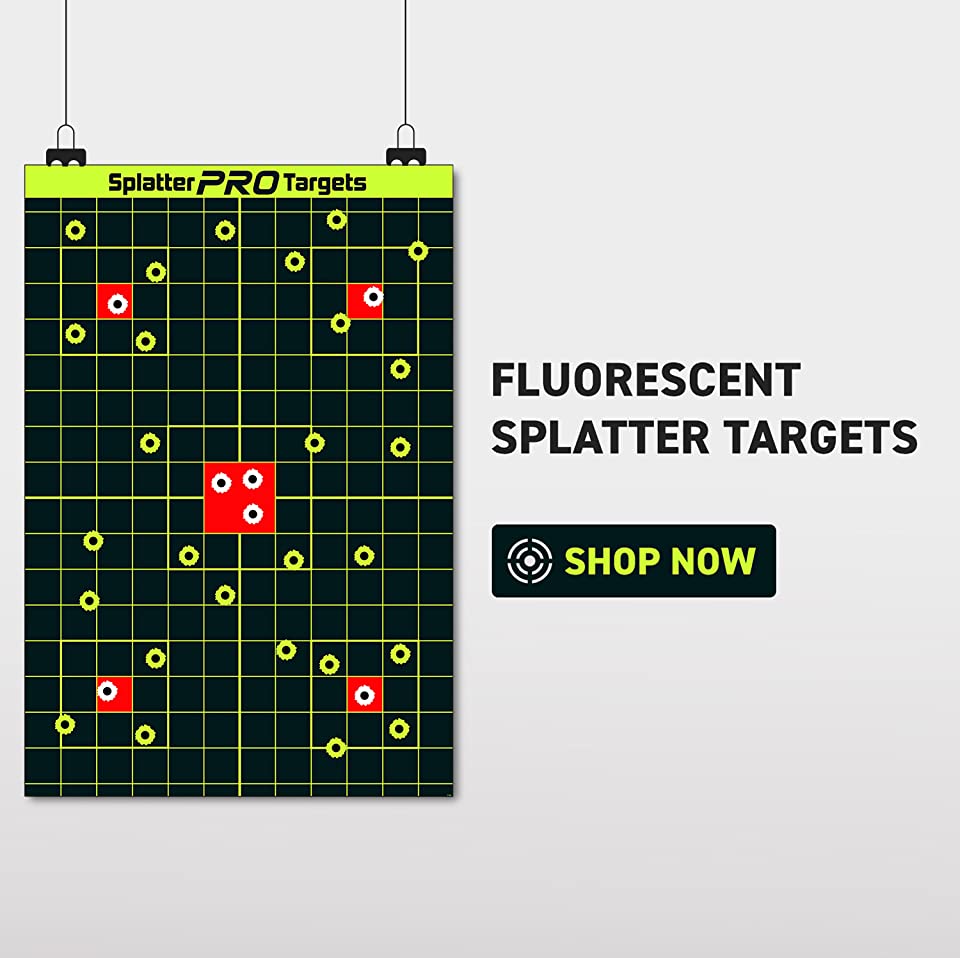 Fluorescent Splatter Shooting Targets