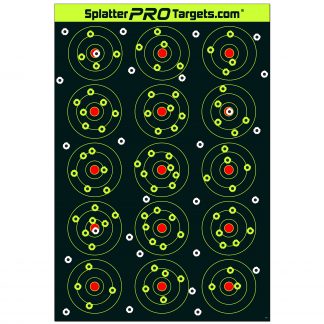 12 x 18 9 Up Bullseye Splatter Target
