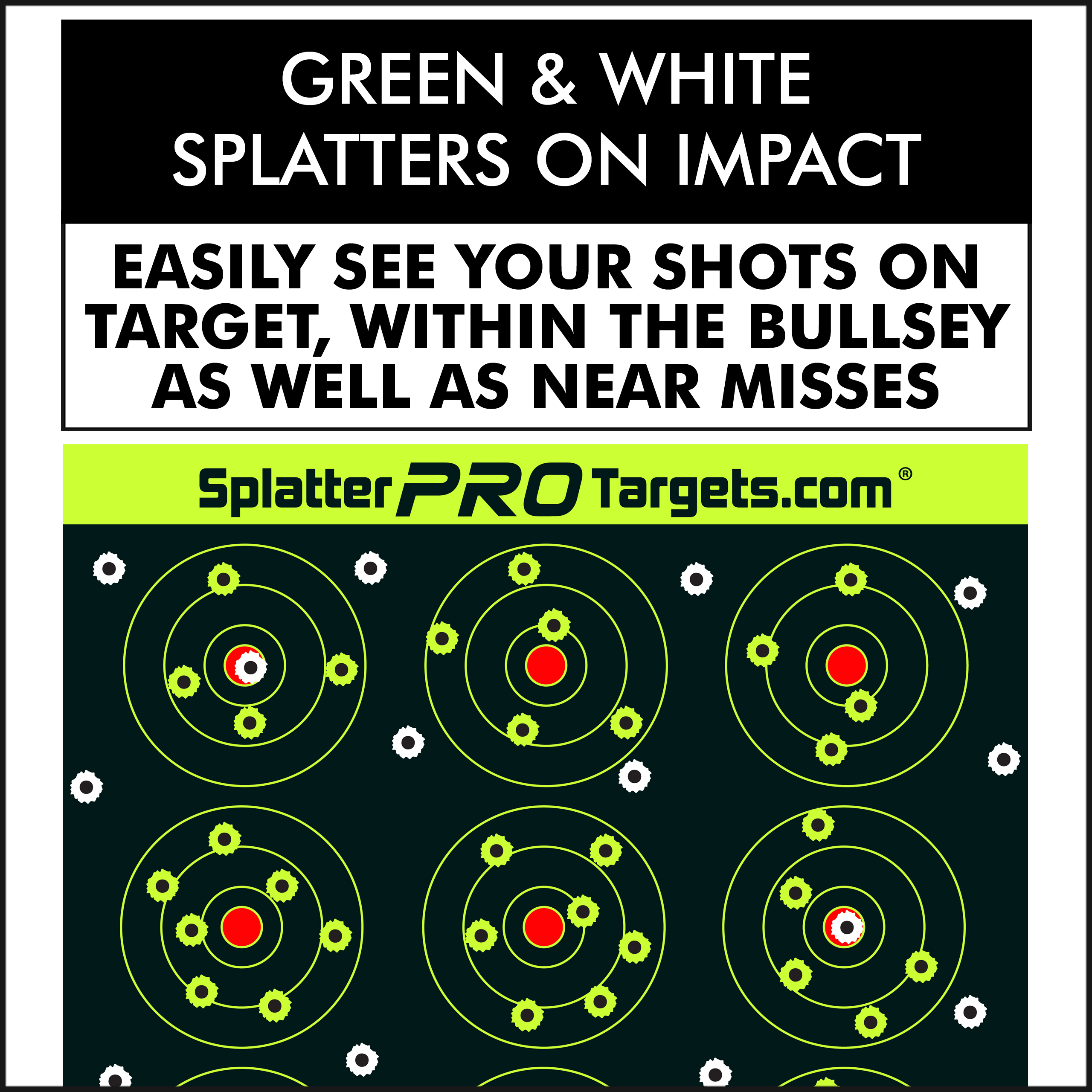 SplatterShot® Peel & Stick Targets