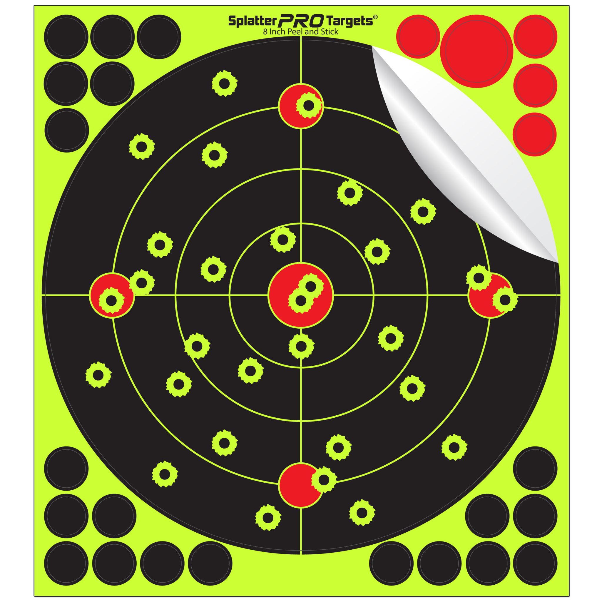 Peel & Stick Splatter Targets - Splatter PRO Targets
