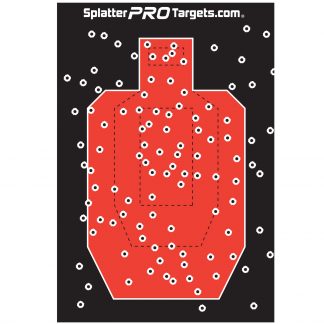 12 x 18 IPSC Style Splatter Target